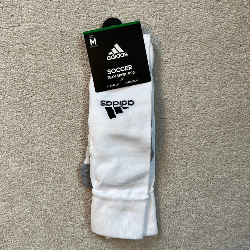 NWT Adidas Soccer Socks